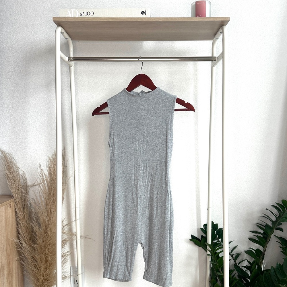 Gray Onesie Bodysuit